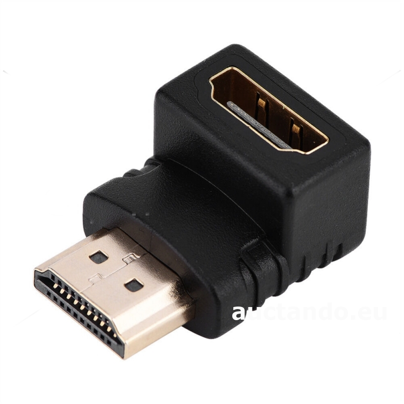 HDMI Stecker auf HDMI Buchse Kabel Adapter Konverter Extender 90 Grad 