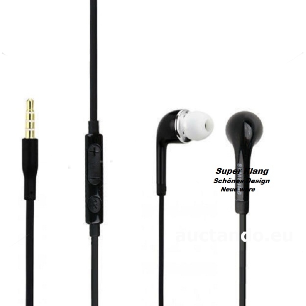 Stereo InEar Headset Kopfhöhrer für Samsung weiss oder schwarz